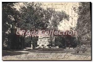 Postcard Old Spoir Le Chateau Vue Prize De La Grille