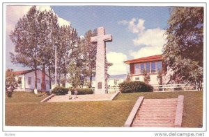 Jaques Cartier Cross, Gaspe, Quebec, Canada, 40-60s