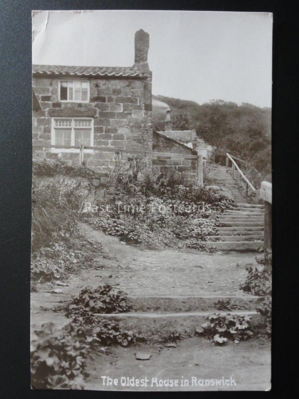 North Yorkshire Runswick The Oldest House C1909 Rp By George Trueman Of Whitby Europe United 