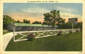 El rancho Motel - Starke, Florida FL
