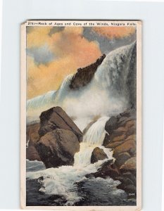 Postcard Rock of Ages and Cave of the Winds Niagara Falls New York USA