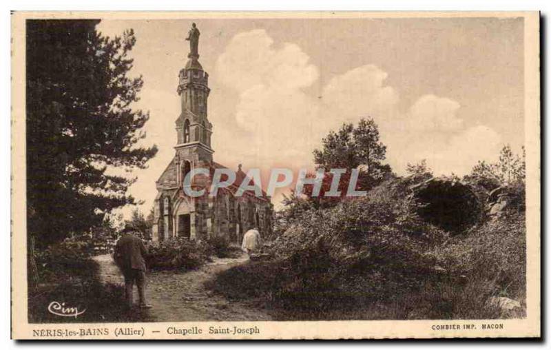 Neris les Bains - Chapelle Saint Joseph - Old Postcard
