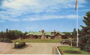 The Museum At Clear Lake Wasagaming MB Manitoba Riding Mountain Park Postcard D1