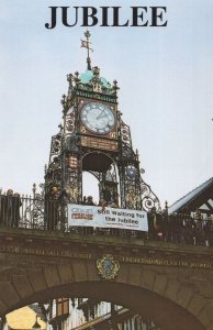 Royal Jubilee Debt Campaign Chester Banner Poster Postcard