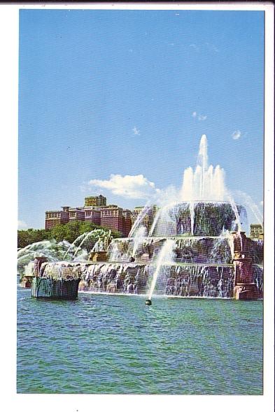 Conrad Hilton Hotel, Water Fountain, Chicago, Illinois, 