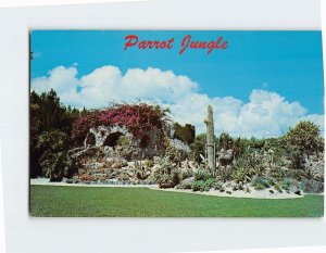 Postcard Parrot Jungle, Miami, Florida