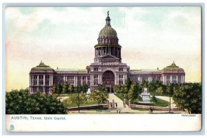 Austin Texas TX Postcard State Capitol Building Exterior Scene 1907 Tuck Antique