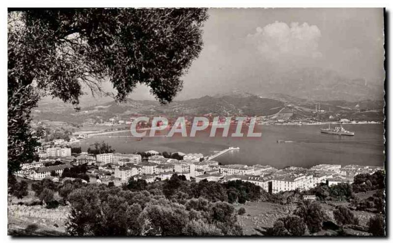 Modern Postcard Ajaccio Bay & # 39Ajaccio and Vue Generale