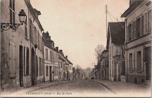 France Clermont Rue de Paris Vintage Postcard C087