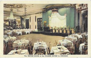 The Empire Room of the Palmer House Hotel in Chicago Illinois