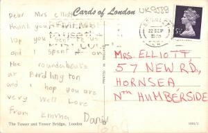 uk9589 the tower and tower bridge london uk