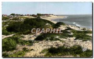 Old Postcard La Tranche Sur Mer General view of the coast