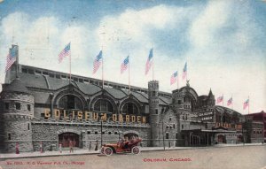 Coliseum, Chicago, Illinois, Early Postcard, Used in 1908, Pub. by V.O. Hammon