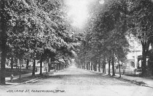 Parkersburg West Virginia Juliana Street General Scene Vintage Postcard V21093