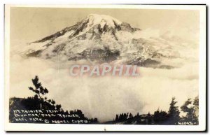 Old Postcard Mt Rainier From Plummer Peak Rainier Natl Park