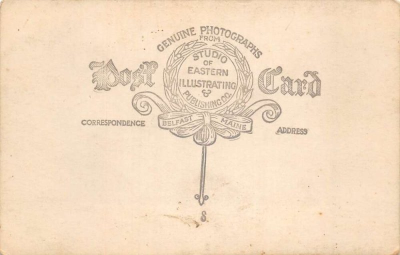 West Bethel Maine Main Street, Real Photo, Vintage Postcard U22786