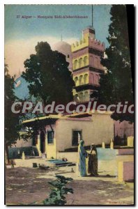 Postcard Old Algiers Mosque Sidi Abderrahman