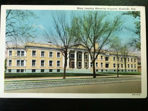 Vintage Postcard 1915-1930 Mary Lanning Memorial Hospital Hastings Nebraska