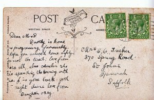 Genealogy Postcard - Family History - Tucker - Ipswich - Suffolk  A1107