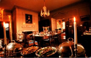 Virginia Charles City Shirley Plantation Dining Room
