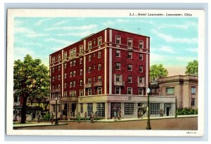 1920's Hotel Lancaster, lancaster, Ohio. Postcard F116E