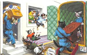 Alfred Mainzer, Inc, No 4923 Moving Cat Unused 