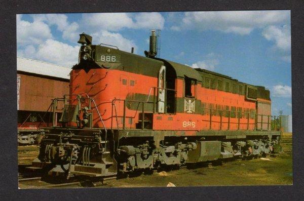 PA Bessemer and & Lake Erie Railroad Train ALBION Pennsylvania Penn Postcard RR