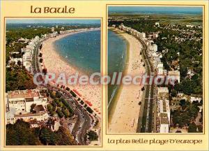 Modern Postcard La Cote d'Amour La Baule The most beautiful beach in Europe