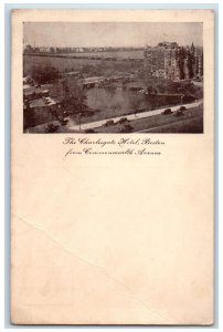 c1910 The Charlesgate Hotel from Commonwealth Avenue Boston MA Postcard 