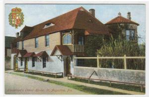 Oldest House St Augustine Florida 1910c Crest postcard