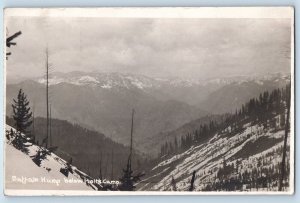 Idaho ID Postcard RPPC Photo Buffalo Hump Below Holt's Camp c1910's Antique