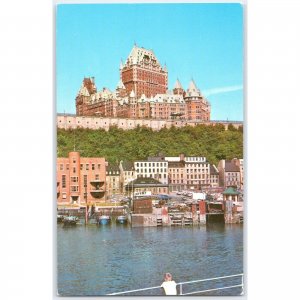 Postcard Chateau Frontenac Quebec Canada Famous Landmark