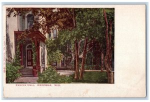 c1905 Kemper Hall Exterior Building Field Garden Kenosha Wisconsin WI Postcard 