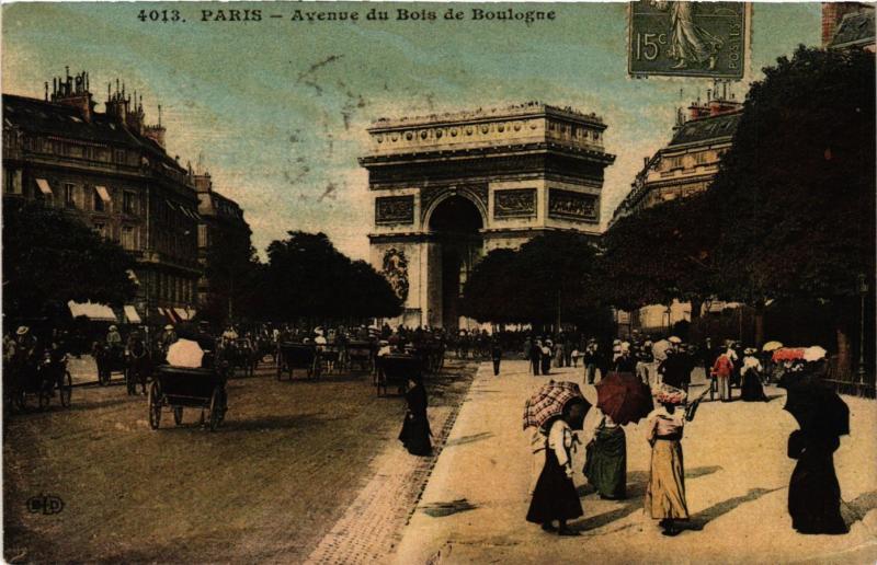 CPA PARIS 16e-Avenue du Bois de Boulogne (325581)