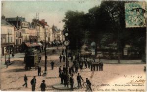 CPA AMIENS - Place et jardin St-Denis (295186)