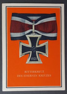 GERMANY THIRD 3rd REICH ORIGINAL POSTCARD WWII WEHRMACHT GERMAN CROSS