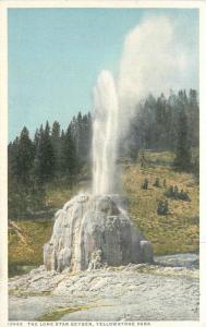 Detroit Publishing Lone Star Geyser C-1910 Yellowstone Wyoming Phostint 10353 
