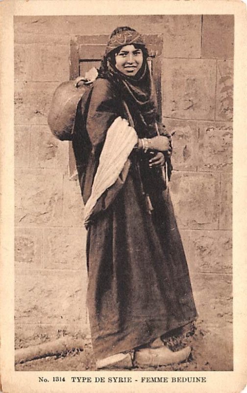 Type De Syrie Femme Beduine, Syria , Syrie Turquie, Postale, Universelle, Car...