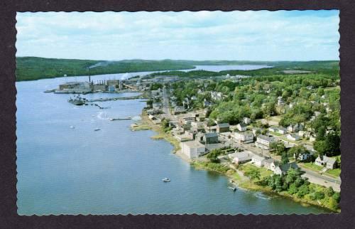 ME Aerial St Regis Paper Mills City BUCKSPORT MAINE PC