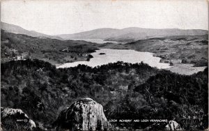 Scotland Loch Achray And Loch Venachar Postcard 09.95