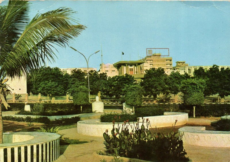 PC CPA SAUDI ARABIA, JEDDAH, POETS GARDEN, Modern Postcard (b15901)