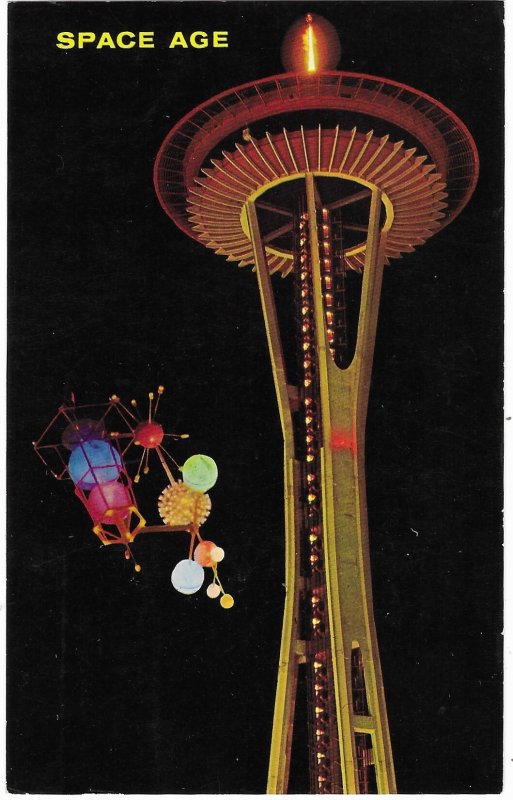 Space Needle Seattle Washington World's Fair 4 Cent Space Needle Age Stamp