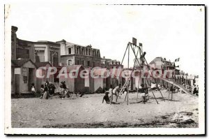 Postcard Old Lion Sur Mer Games On The Beach