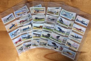 GB 1935 Plane | Aeroplane | Player Cigarettes Cards. Complete Series of 50