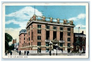 1919 Entrance of YWCA Building Dayton Ohio OH Antique Posted Postcard