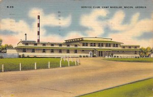 Service Club at Camp Wheeler Macon, Georgia, USA Military 1944 