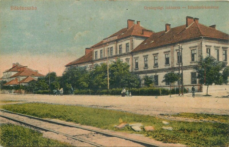 Hungary Bekescsaba infantry kaserne 1918