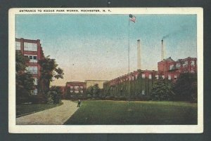 Post Card Rochester NY Entrance To Kodiak Park Works