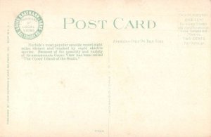 Norfolk Virginia Ocean View Leap the Dips Roller Coaster Postcard AA29677 