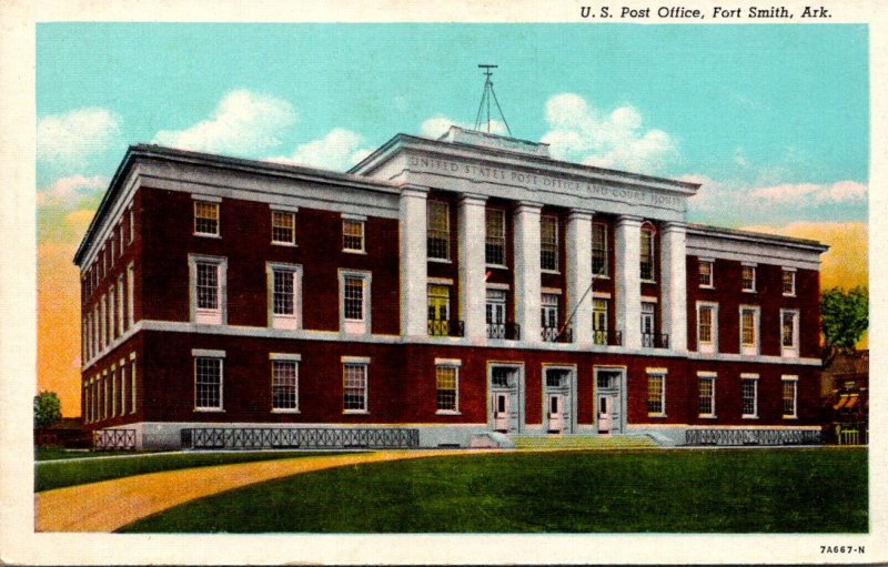 Arkansas Fort Smith Post Office Curteich